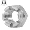 Techtanium® Crown Nuts M16 Made of A2 Stainless Steel (Pack