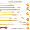 Taxutor 25FT Fiberglass Running Electrical Wire Cable Pulling Fish Tape