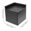 DOITOOL 4Pcs Square Rubber Furniture Risers - 3 Inch Height