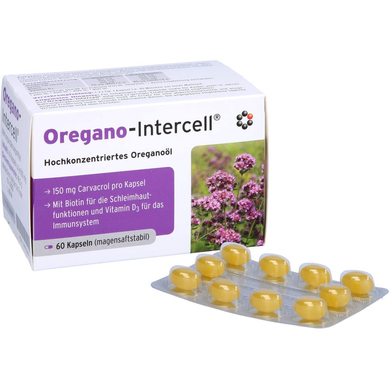Oregano Intercell Enteric Soft Capsules