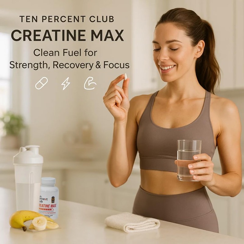 High Potency Creatine Max by The Ten Percent Club |