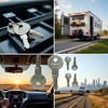 6Pcs CH545 Keys Compatible with Truck Trailer RV Campers Car
