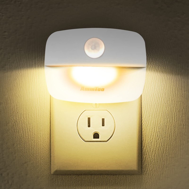 Night Light Socket with Motion Sensor Indoor - [Pack of