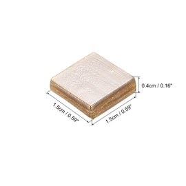 MECCANIXITY Mosaic Tiles, Micro Glass Tiny Mini Mosaic Tile DIY Hobbies Handmade Crystal Free Stone Craft Material Creativity (Gold Pack of 100g)