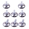 8Pcs Furniture Screw Feet Pads Adjustable Threaded Furniture Levelers Wood