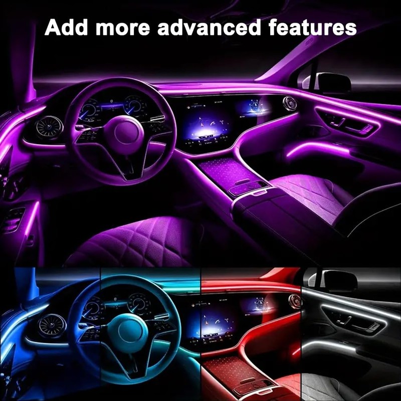 Car LED Interior Strip Lights, RGB Car Interior LED Light