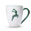 GMUNDNER KERAMIK Breakfast Cup Max Capacity: 0.3 Litres Green Deer