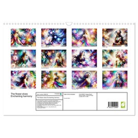 The flower elves Enchanting harmony (Wall Calendar 2026 DIN A3 Landscape), CALVENDO 12 Month Wall Calendar