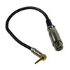 HQRP 3.5mm to XLR Female 3-pin Cable Cord fits Audio-Technica
