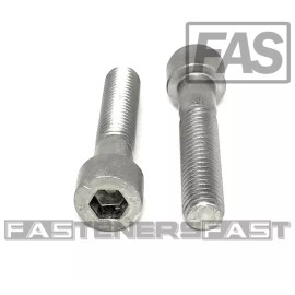 FAS (10) M8-1.25 x40 Stainless Steel Socket Head Socket Cap Screws DIN912 M8x1.25x40