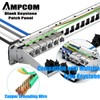 AMPCOM 24 Ports 1U Blank Keystone Patch Panel, 19 inch