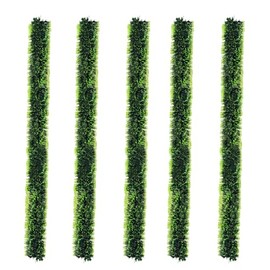 10 m Christmas Garland, 5 Pieces Artificial Christmas Garland, Christmas Tinsel Garland, Christmas Decoration Fir Garland, Holiday Christmas Decorations Home Indoor Outdoor Party Supplies (B)