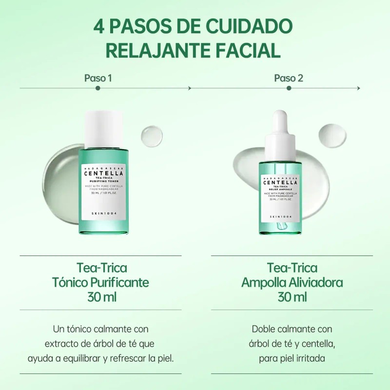 Skin1004 Kit De Viaje Tea-trica Centella Antiacné 4 Pzs