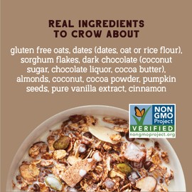 Seven Sundays Muesli Cereal, Early Riser Dark Chocolate Almond, 32 Oz (Pack of 4), Gluten Free, Og Refined Sugar, Enjoy Warm, Cool or as Overnight Oats