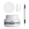 GAOY 60g Solid Builder Gel for Nails, Non-Sticky Hand 3D Sculpting Hard Gel for Nail Art Carving Modeling and Nail Extension, White