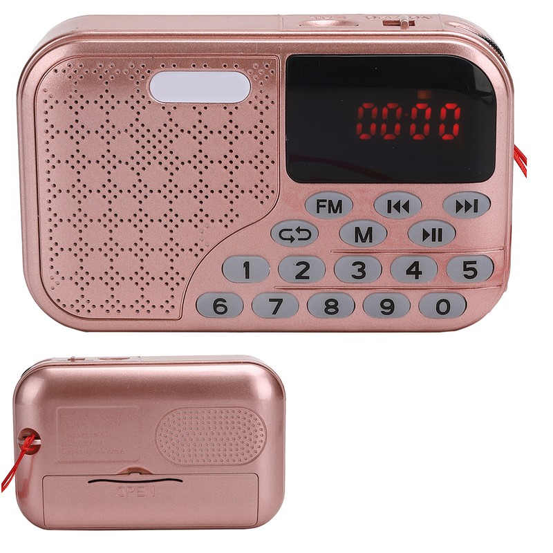 M‑128 Portable Pocket Radio Mini FM Receiver USB Memory Card