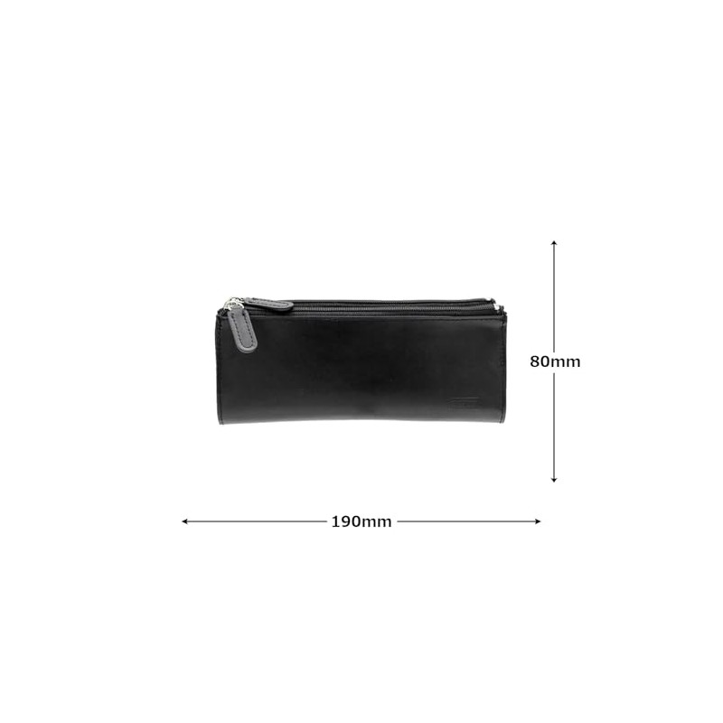 THE POST LDSL-BNPN-01 Sustainable Leather Bendy Pen Case [Black]