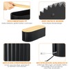 CRROEL Cable management box, cable organiser box with bamboo lid