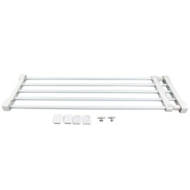 Adjustable Telescopic Storage Rack Cupboard Wardrobe Closet Divider Partition Shelf