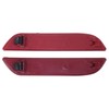 Rear Reflector Rear Light Cover Bumper Rear Bumper Trim Red