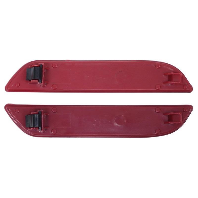 Rear Reflector Rear Light Cover Bumper Rear Bumper Trim Red