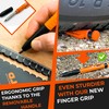 THORVALD New 2-in-1 Carpenter Pencils with Finger Grip for Carpenter
