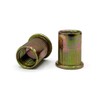 NOLDAR | Flat Head Carbon Steel Rivet Nuts (Yellow Zinc