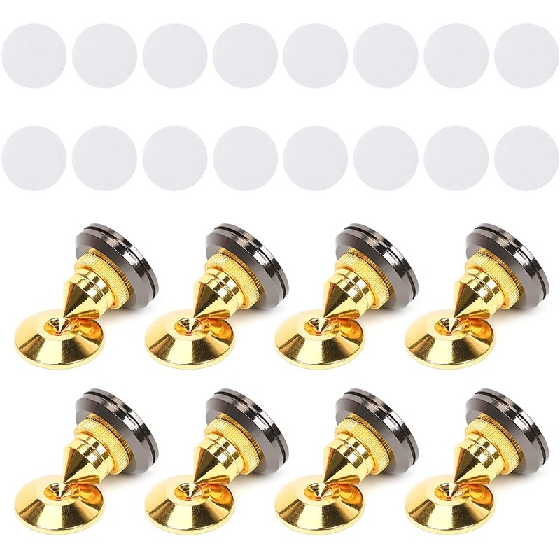 yazi Insulators for Speakers, Set of 8, Spike Receivers, Audio,