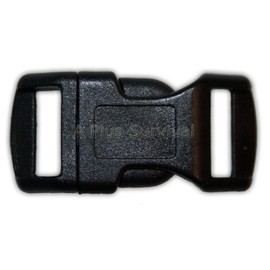 A Plus Survival Lot of 10 Curved Quick Release 1/2" Buckle for Paracord Survival Bracelets
