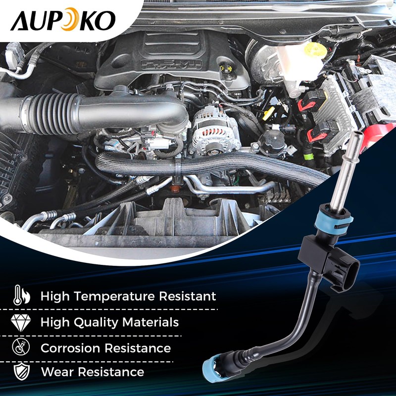Aupoko Auto Fuel Pressure Sensor, Fuel Pressure Sensor Tube Compatible