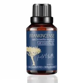 Balm of Gilead Frankincense Essential Oil for Skin & Face - Ethicaly Sourced, Wild-Harvested, Reviving & Fully Sustainable Rare Boswellia Neglecta - 1 fl Oz Traceable Field to Bottle