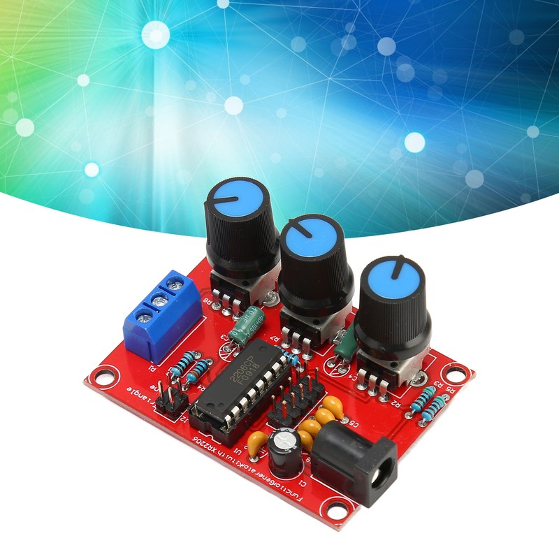2Pcs Signal Generator Kit Sine Triangle Square Output 1Hz‑1MHz 9‑12V