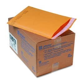 Quality Park Sealed Air #3 Jiffy Lite Cushioned Mailers, Self Seal, 3, 8.5 x 14.5 Inches, Pack of 25 (SEL10188), Brown Kraft