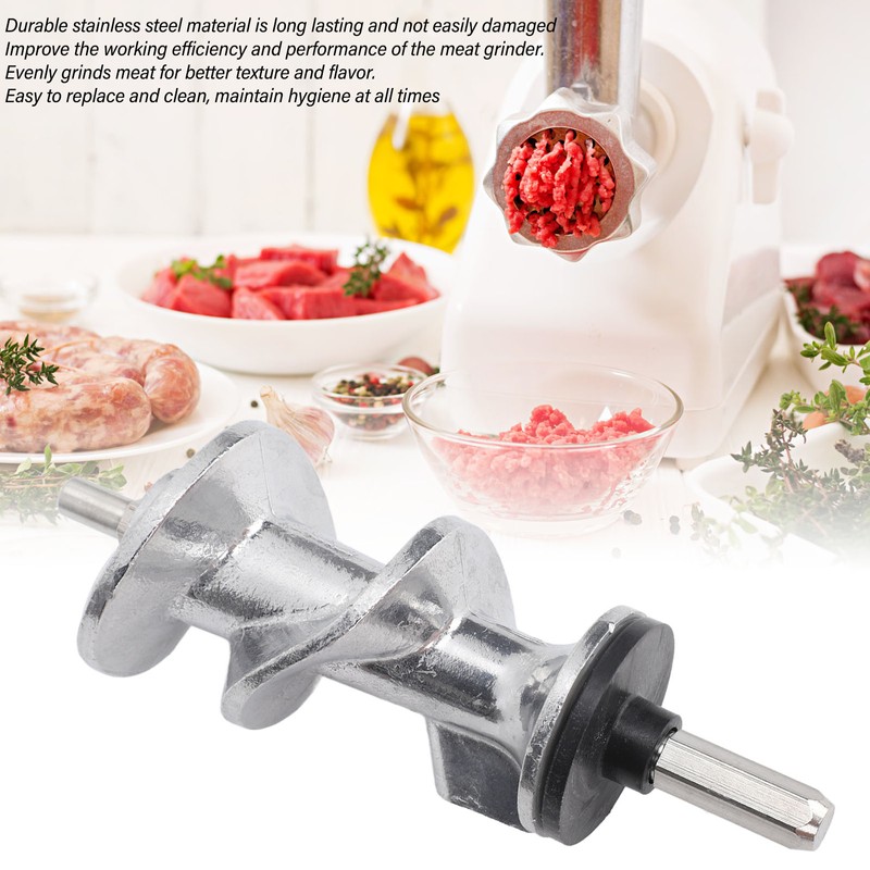 Meat Mincer Screw Stainless Steel Meat Mincer Screw Replacement Electric