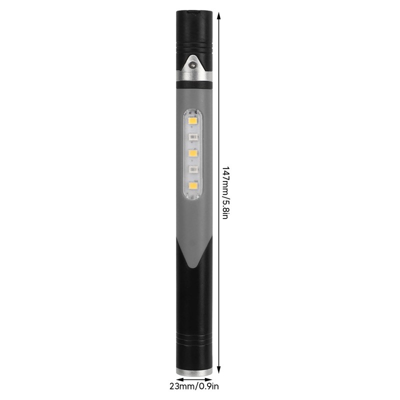 LED Penlight 3 Light Source 4 Light Gear USB Charging