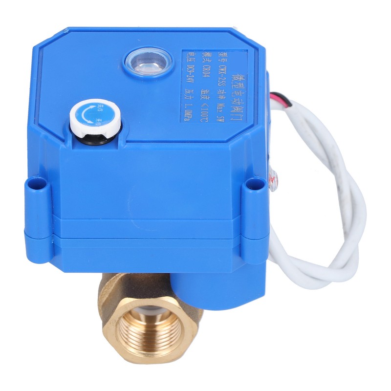 Electric Ball Valve BSP Brass Motorized Mini DN15 1/2in DC9~24V