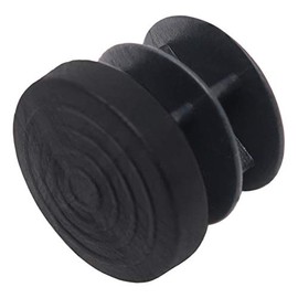 AdsammÂ® / 16 x Furniture glides for tubes | Ã¸ 0.79 '' (20 mm) | black | round | quality ripped inserts for tubular steel chairs