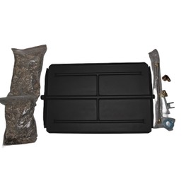 Americangaslogs 3Pipe 18"-28" Burner Pan for Gas Fireplace Gas Fireplace Burner Gas fire pits Gas Logs Propane Burner (22 in Burner Kit)