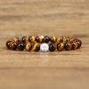 COAI Couples Mutual Attraction Distance Magnetic Howlite Tiger Eye Stone