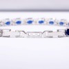 RIZILIA 18K White Gold Plated Bracelet Extender Clasp Extension 1.2inch