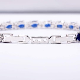 RIZILIA 18K White Gold Plated Bracelet Extender Clasp Extension 1.2inch NO BRACELET