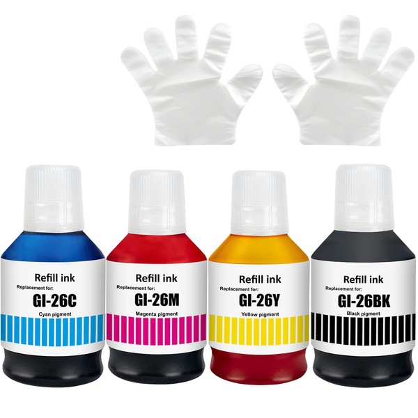 LAIPENG GI-26 GI26 Ink Refill Bottles Compatible for Canon MAXIFY
