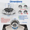 FIXCITI 84mm Sink Plug strainer - SS 304 Sink Plug