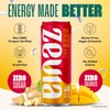 Zevia Zero Sugar Energy Drink, Mango Ginger, 12 oz Cans