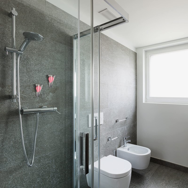 CHENGU 2 Pcs Plastic Soap Holder Drainage Wall Mounted Soap
