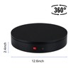32cm Rotating Platform, 88-300lbs Capacity Motorized Electric Turntable, Heavy Duty