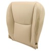 SecosAutoparts Front Driver Bottom Leather Seat Covers Light Tan Upholstery