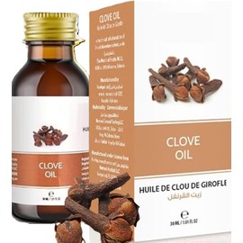 100% Natural Pure Clove Oil, Cold Pressed Suitable for Aromatherapy, Diffusion, Dental Care and More