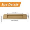 MOROBOR 18CM Self-Stick Rectangual Sliding Door Pulls, 2pcs Champagne Gold