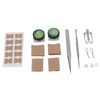 Ingrown Toenail Lifter Set Toenail Patch Sleeves Tweezers Stainless Steel